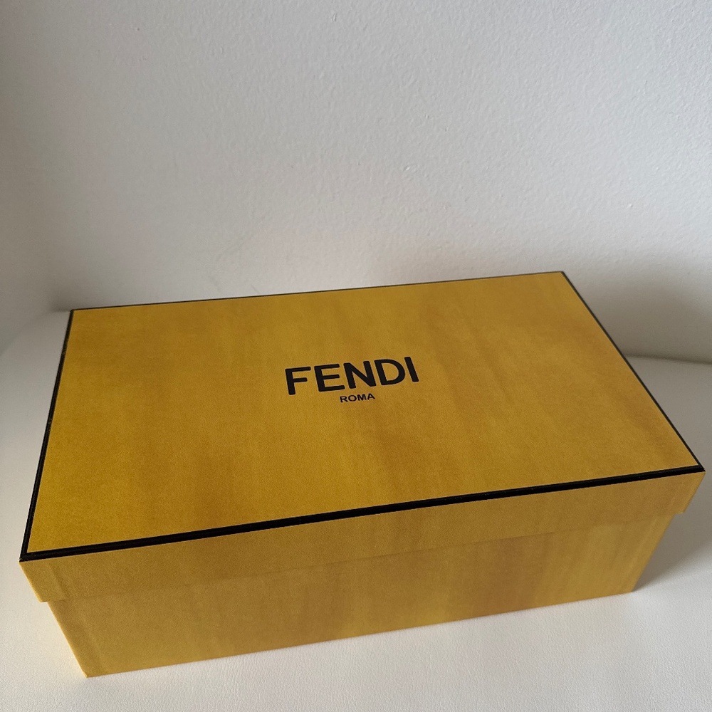 FENDI Shoe Box with Tissue Paper ONLY